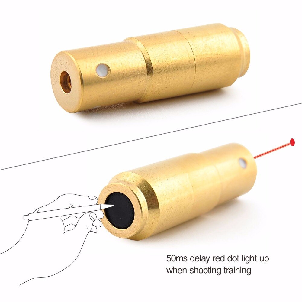 9MM(Light Pulse 70MS) 9x19mm Training Bullet, 9mm Luger 9mm ParaTrainer Cartridge for Dry Fire Training and Shooting Simulation
