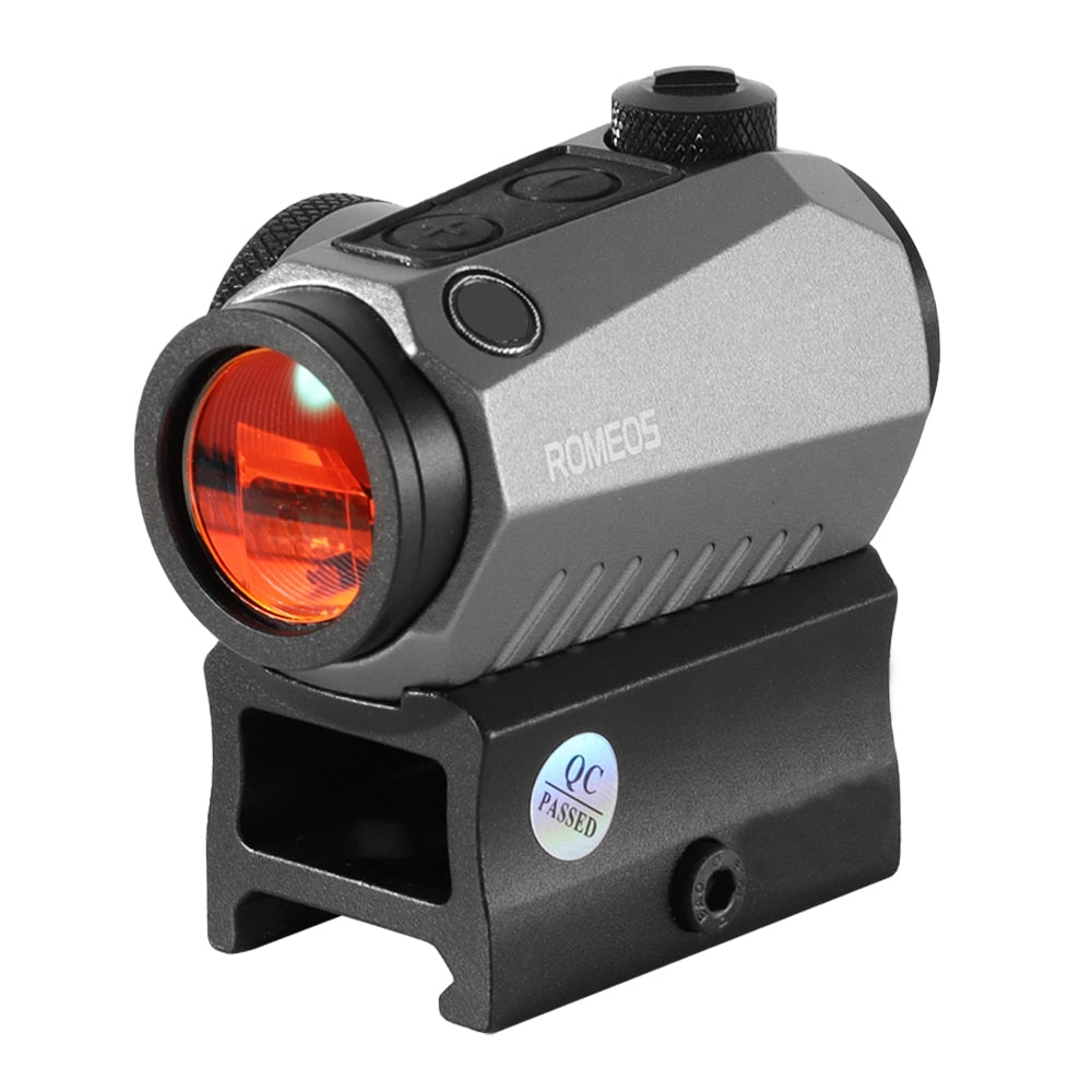 High Quality RMR ROMEO5 Red Dot Sight Holographic Reflex Compact 2 MOA Airsoft Riflescope Hunting Scope With Riser Rail Mount