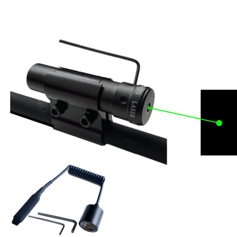 Red/Green Laser Rifle Accessories Infrared Small Pointer 20mm Card Slot Tube Clamp Hunting Rifle Ar 15 Scope Sight