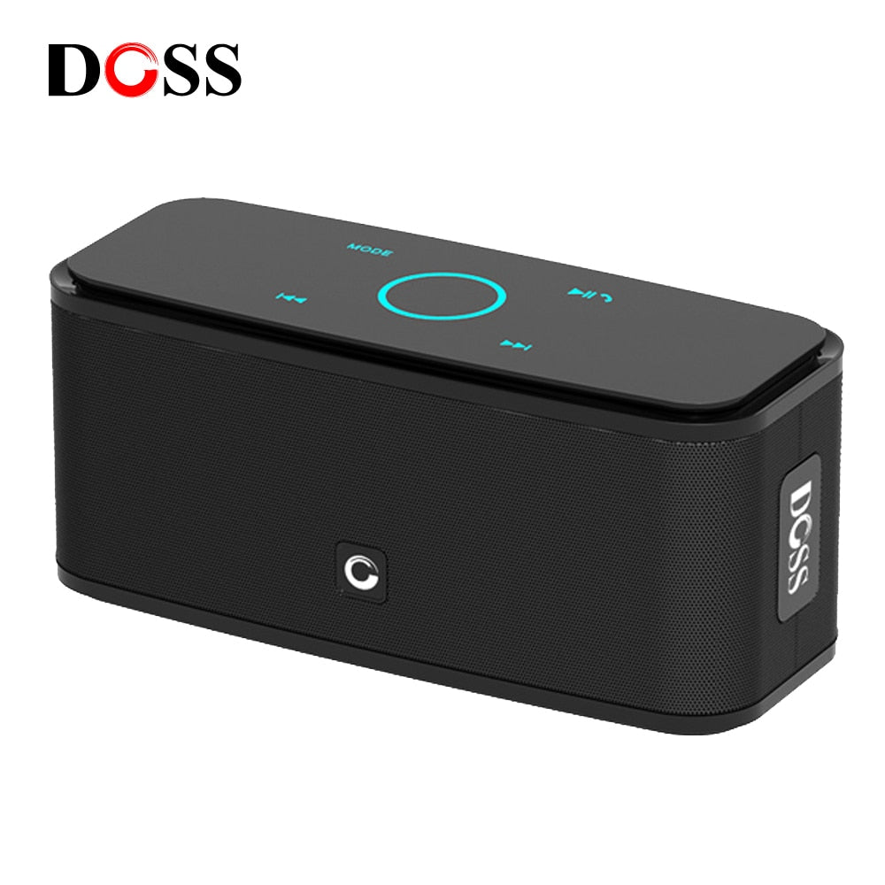 DOSS Computer PC Wireless Bluetooth Speaker SoundBox Touch Control IPX5 Waterproof Portable Stereo Music Sound Box Loud Speakers