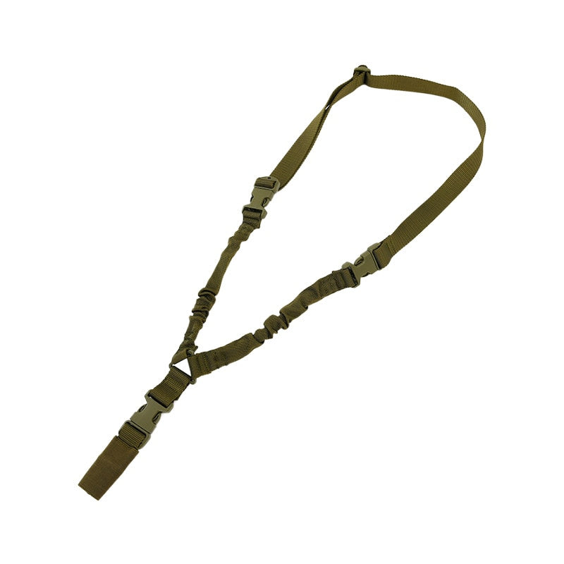 Shot Gun Belt Hunting Accessories Tactical Gear Tactical Single Point Gun Sling Shoulder Strap Rifle Rope Belt with Metal Buckle